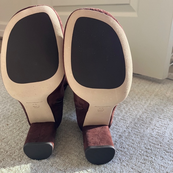 Reformation Brown Suede Sock Boots. Never Worn! - Picture 5 of 5